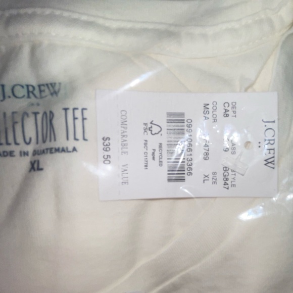 J. CREW Graphic Tee Vacation Crew Short Sleeve Crew Neck T-Shirt - Picture 7 of 9